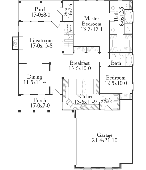 Main Floor Plan: 47-175