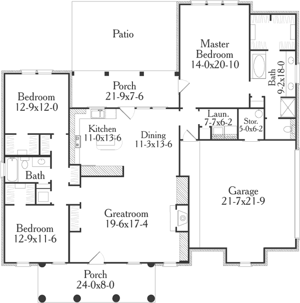 Main Floor Plan: 47-176
