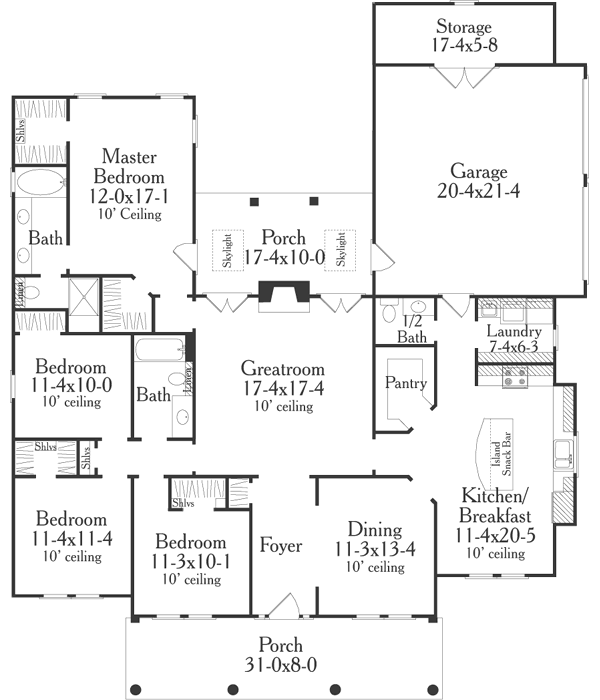 Main Floor Plan: 47-182