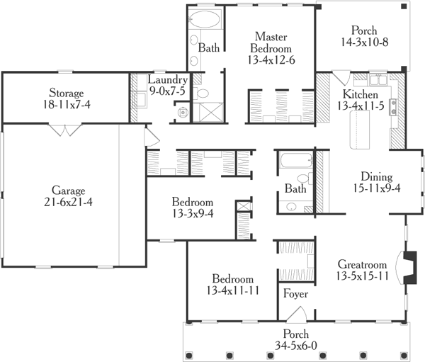 Main Floor Plan: 47-185