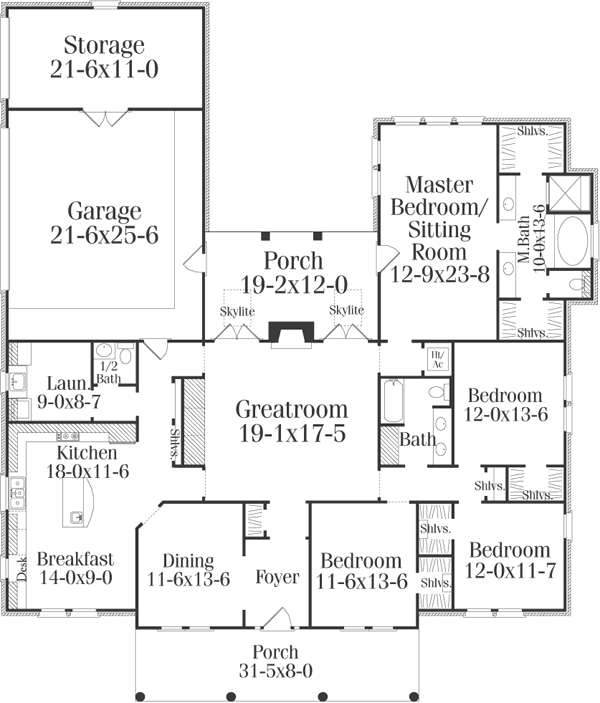 Main Floor Plan: 47-188