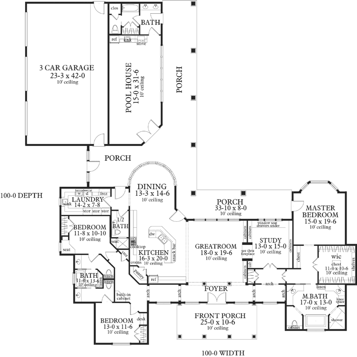 Main Floor Plan: 47-196