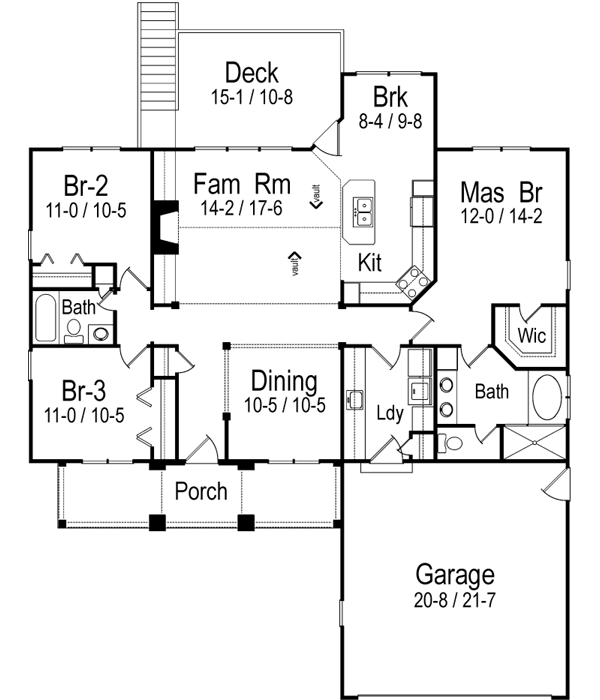 Main Floor Plan: 48-102