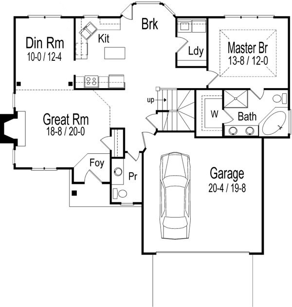 Main Floor Plan: 48-103