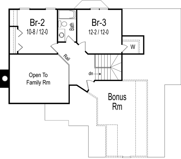 Upper/Second Floor Plan: 48-103