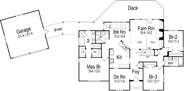 Main Floor Plan: 48-104