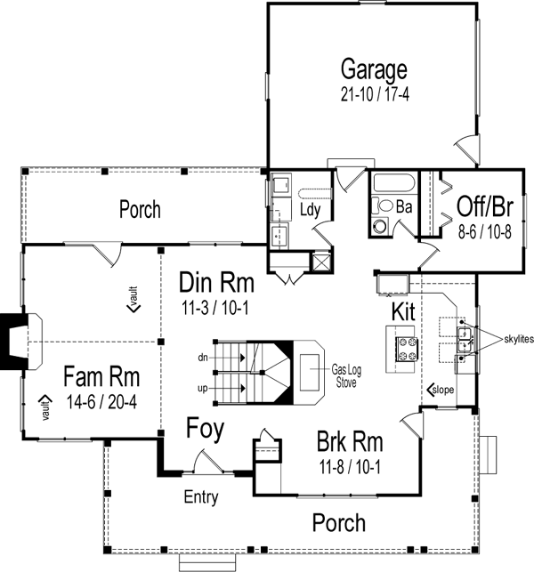 Main Floor Plan: 48-106