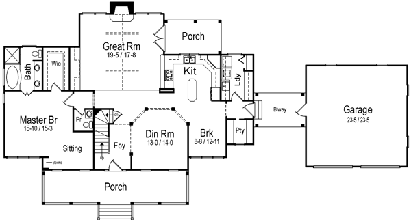 Main Floor Plan: 48-107
