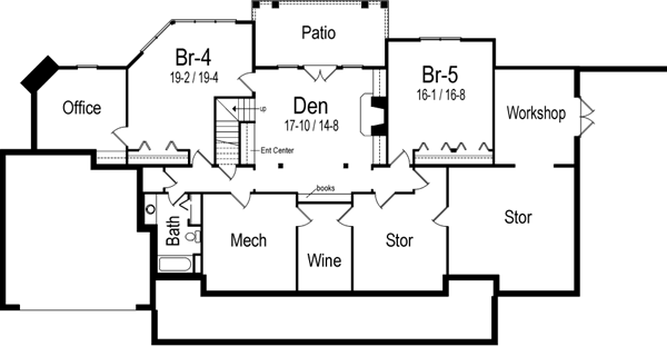 Lower Floor Plan: 48-109