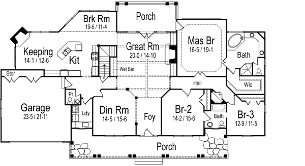 Main Floor Plan: 48-109
