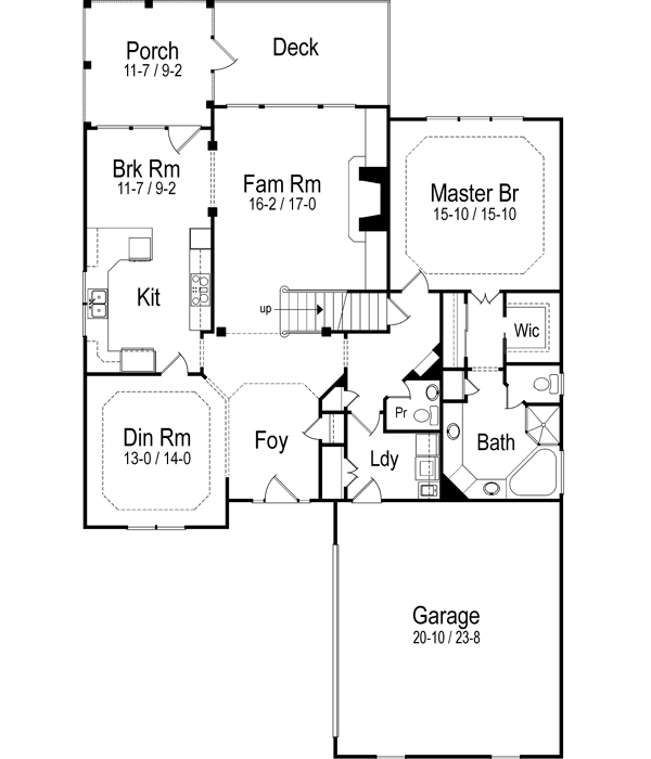 Main Floor Plan: 48-110