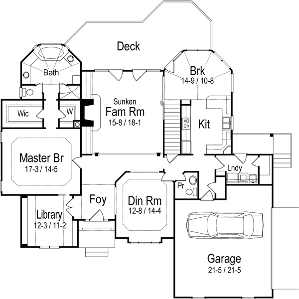 Main Floor Plan: 48-111