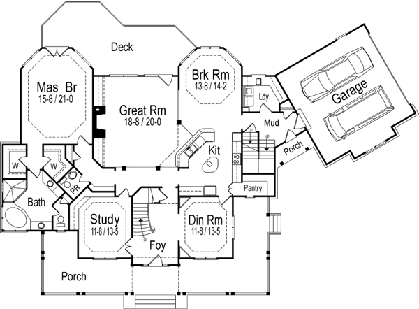 Main Floor Plan: 48-113
