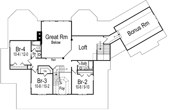 Upper/Second Floor Plan: 48-113