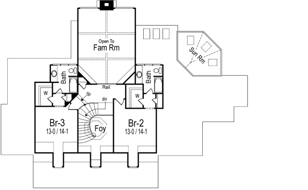 Upper/Second Floor Plan: 48-114