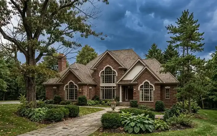 Traditional house plans 48-115 - front exterior, 3,668 sq ft, 4 bed, 3 bath house plans | Monster House Plans