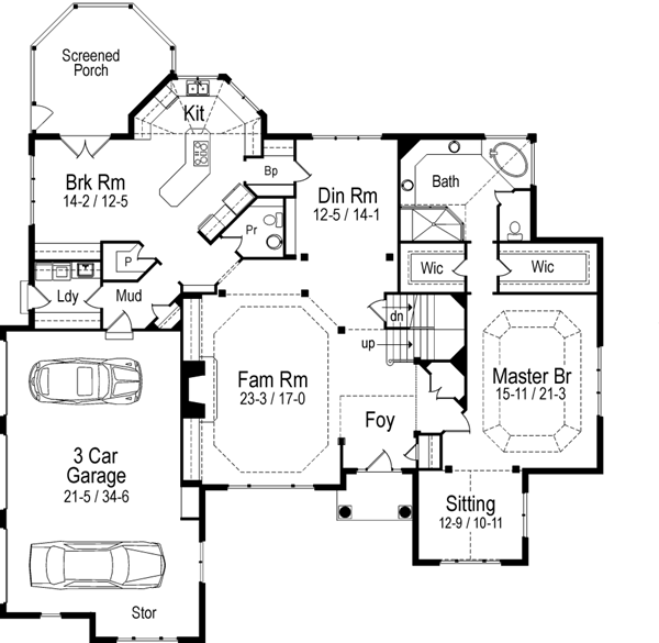 Main Floor Plan: 48-115