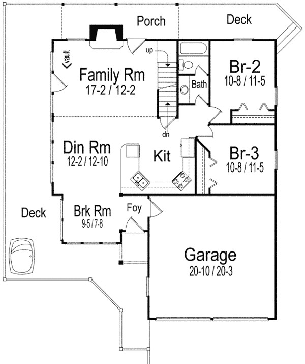 Main Floor Plan: 48-117