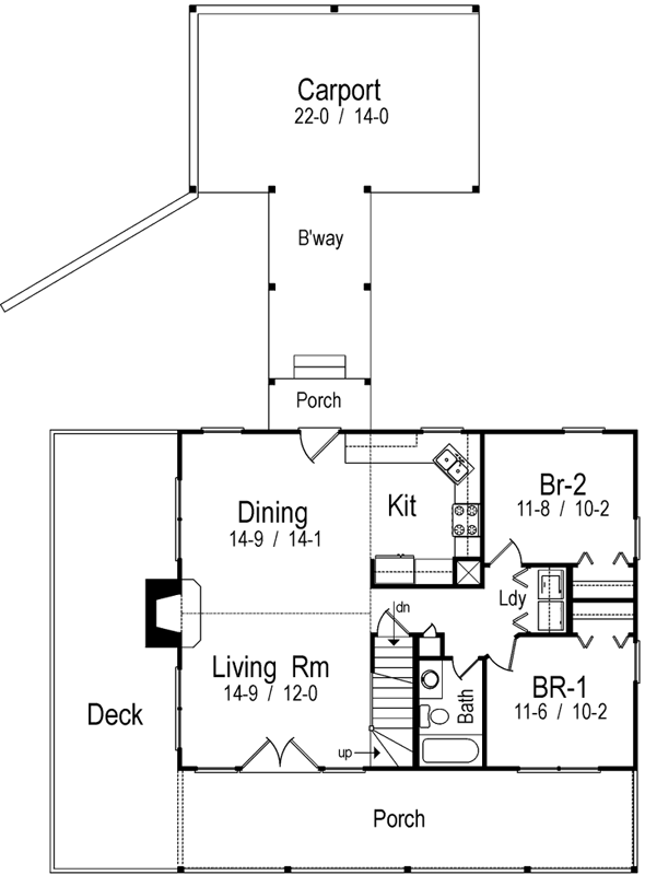 Main Floor Plan: 48-118