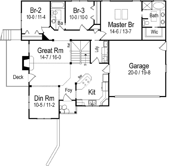 Main Floor Plan: 48-119