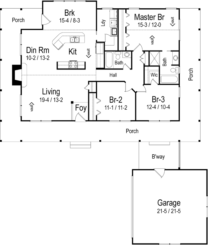 Main Floor Plan: 48-120