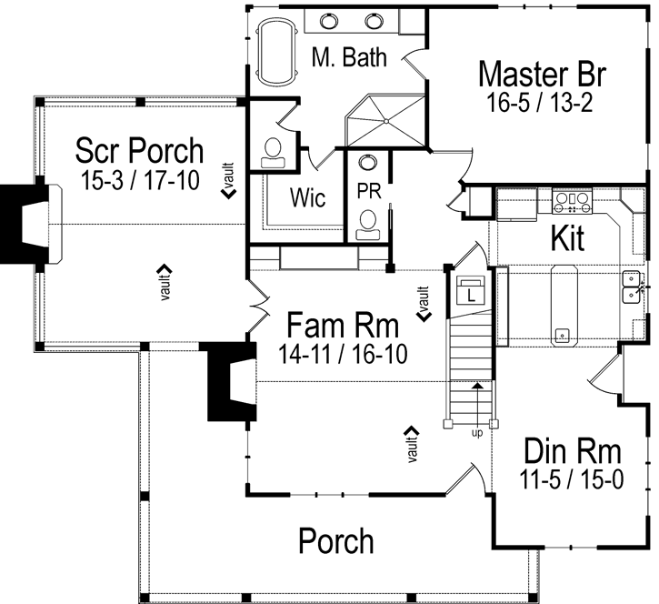 Main Floor Plan: 48-125