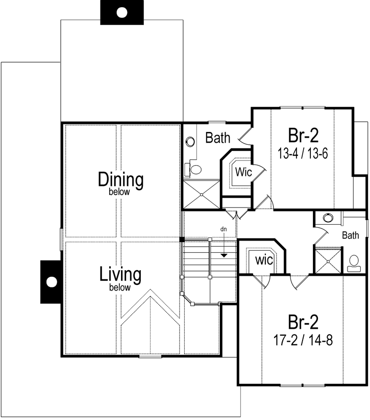 Upper/Second Floor Plan: 48-131
