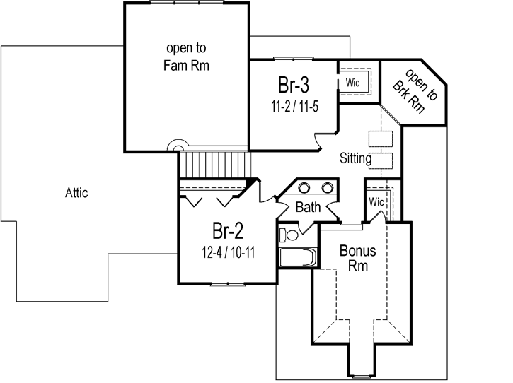 Upper/Second Floor Plan:48-132