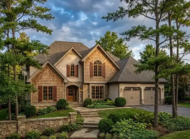 French Country house plans 48-133 - front exterior, 2,270 sq ft, 3 bed, 2 bath house plans | Monster House Plans