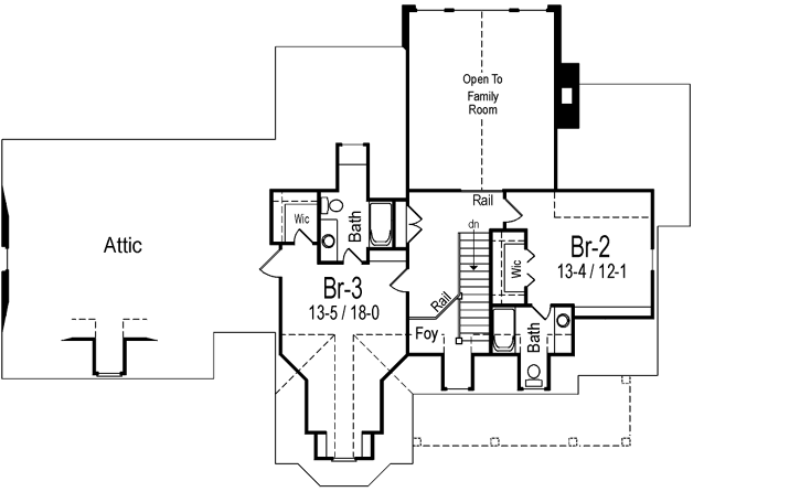 Upper/Second Floor Plan: 48-137