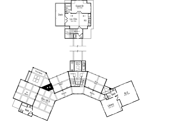 Upper/Second Floor Plan: 48-141