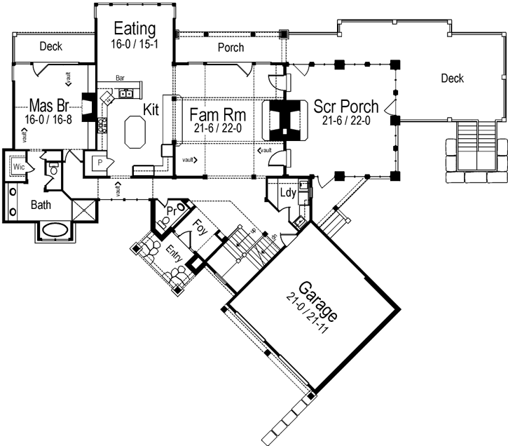 Main Floor Plan: 48-142