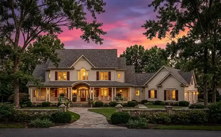 Southern house plans 48-143 - front exterior, 3,870 sq ft, 4 bed, 4 bath house plans | Monster House Plans