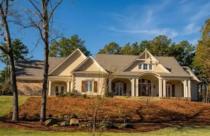 Southern house plans 48-144 - front exterior, 4,627 sq ft, 3 bed, 3 bath house plans | Monster House Plans