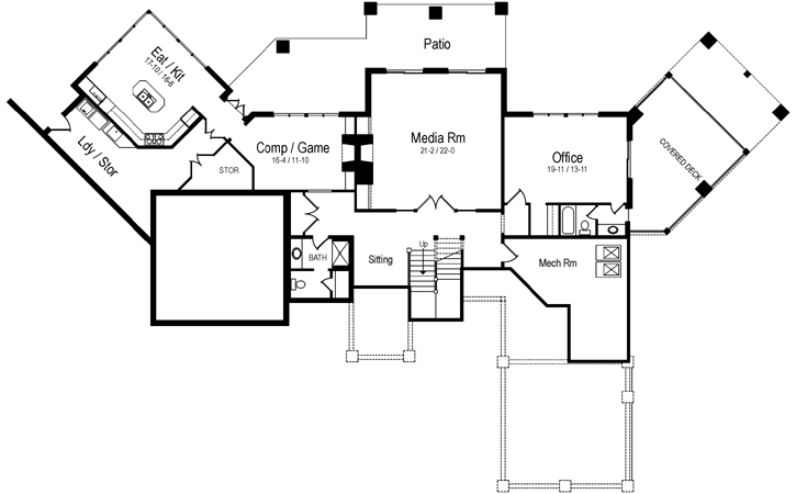 Lower Floor Plan:48-145