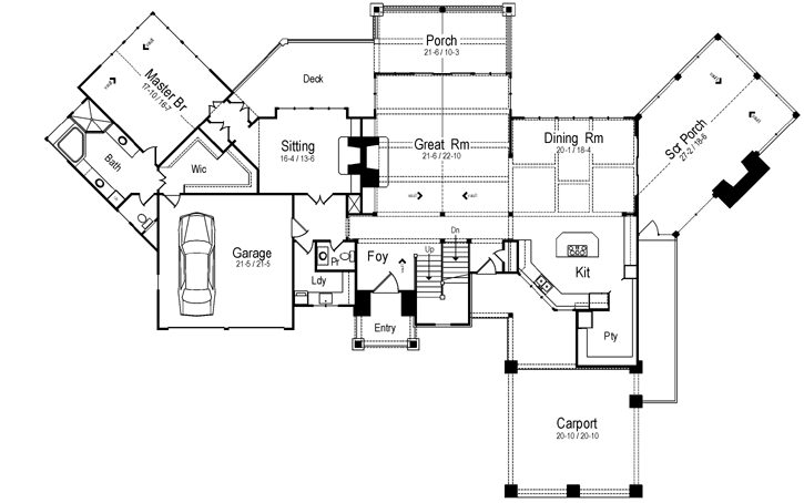 Main Floor Plan: 48-145