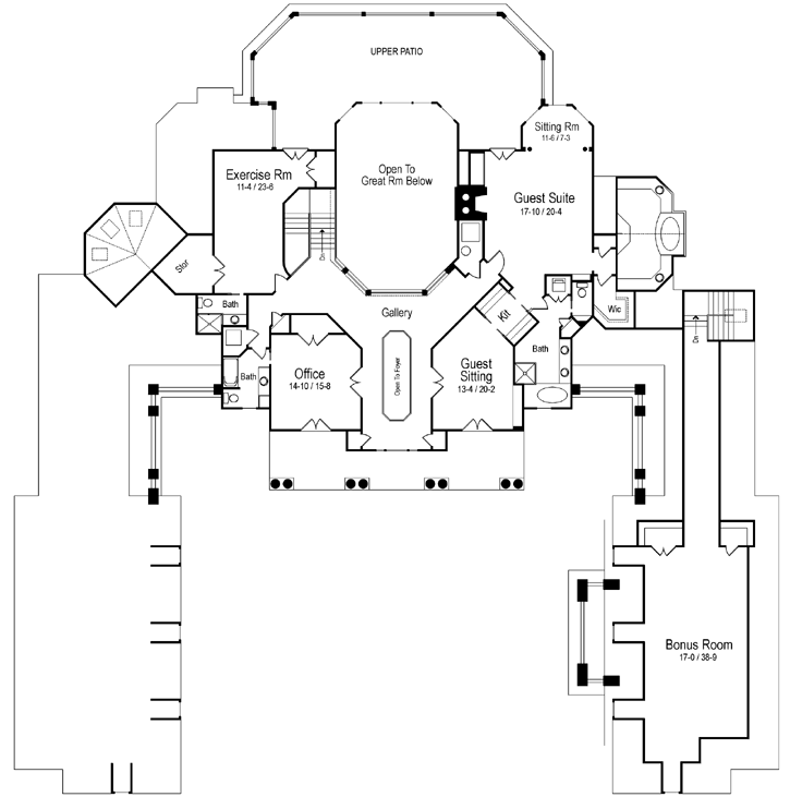 Upper/Second Floor Plan:48-147