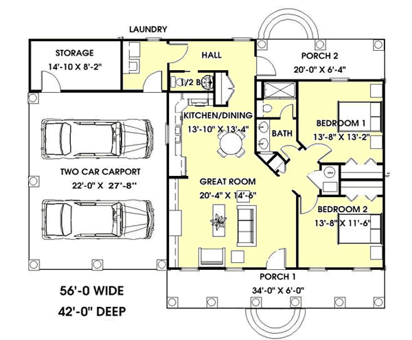 Main Floor Plan: 49-106