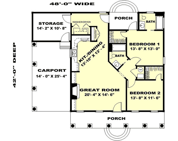 Main Floor Plan: 49-107