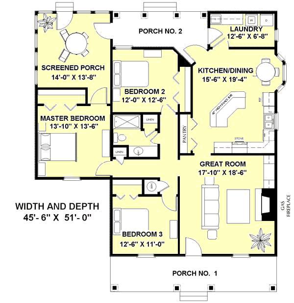 Main Floor Plan: 49-117