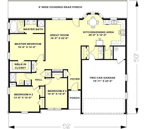 Main Floor Plan: 49-125