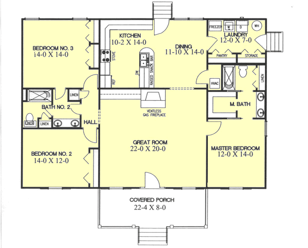Main Floor Plan: 49-129
