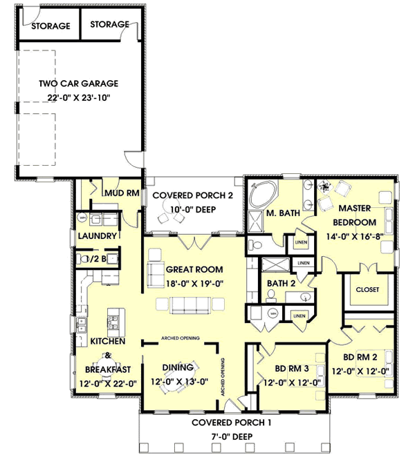 Main Floor Plan: 49-140