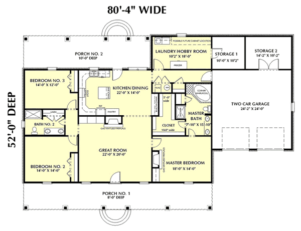 Main Floor Plan: 49-145