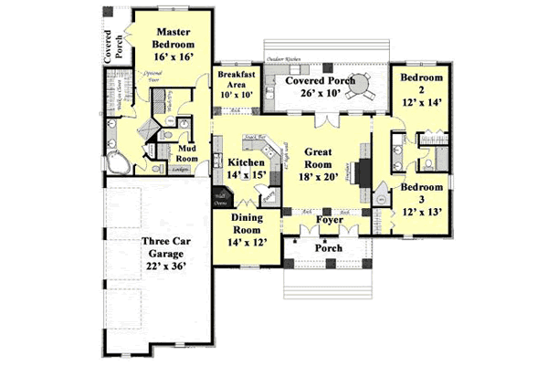 Main Floor Plan: 49-154