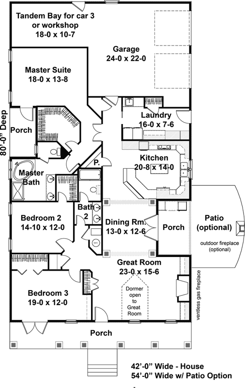 Main Floor Plan: 49-155