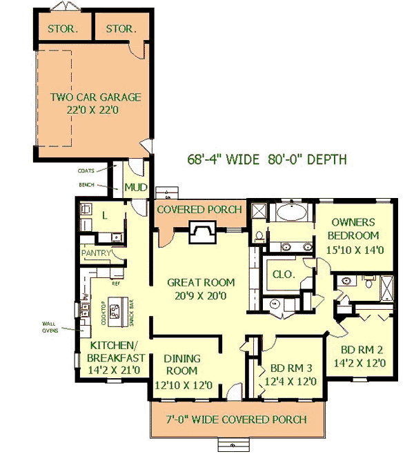 Main Floor Plan: 49-157