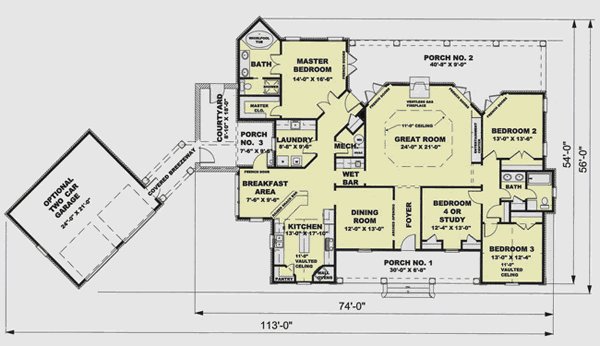 Main Floor Plan: 49-163