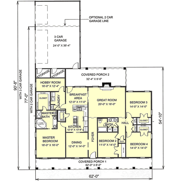 Main Floor Plan: 49-166