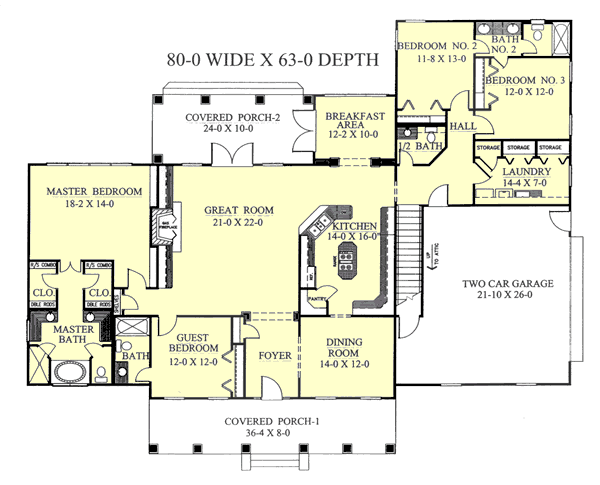 Main Floor Plan: 49-176